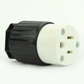 Superior Electric Straight Electrical Receptacle 3 Wire, 15 Amps, 125V, NEMA 5-15R YGA019F